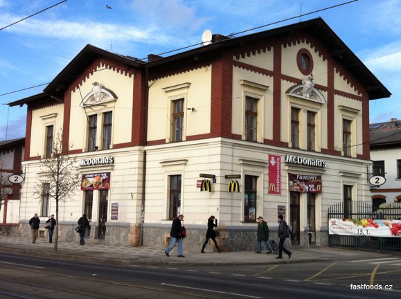 McDonalds pražská Holešovická tržnice praha 7