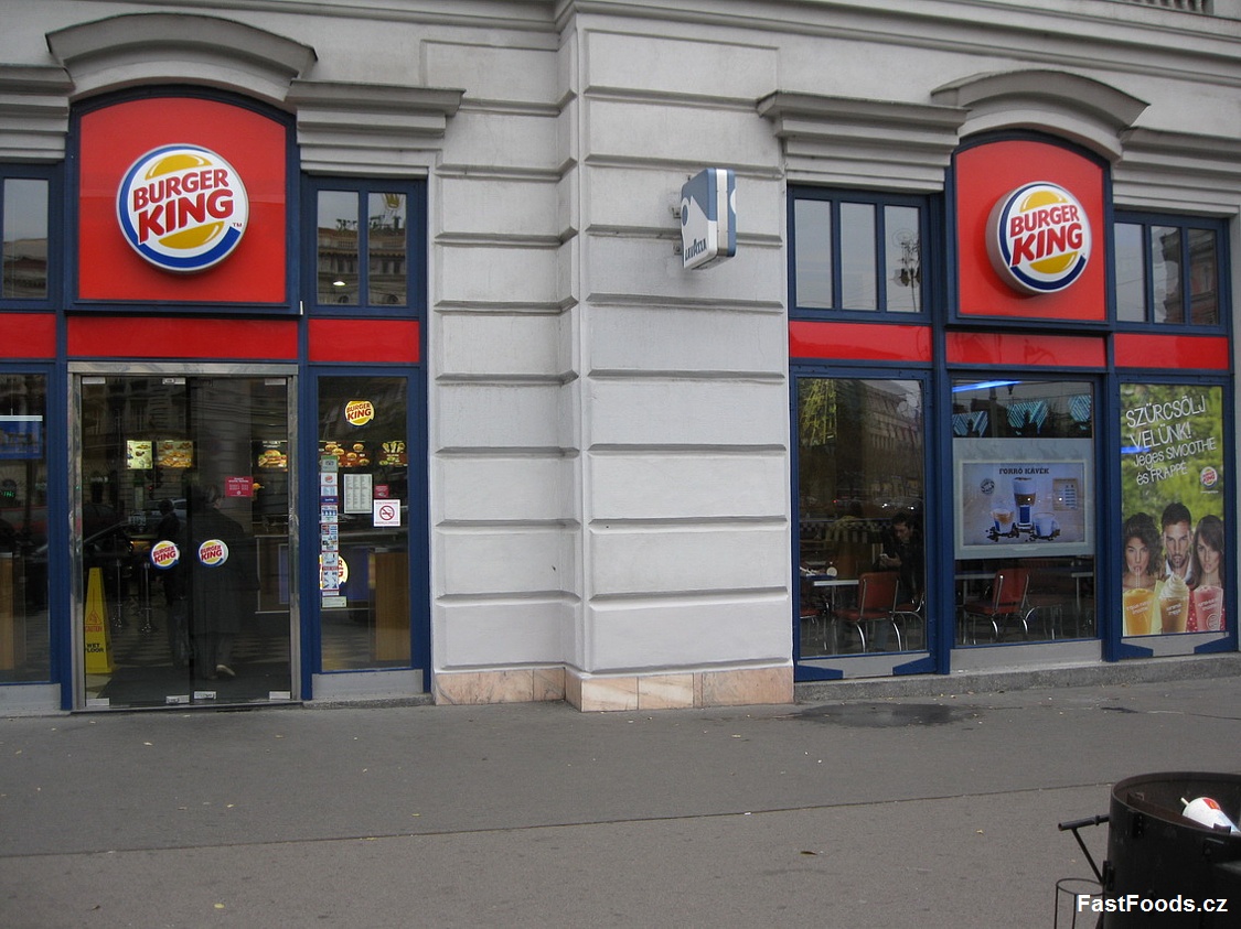 Burger King - Oktogon, Budapešť, Maďarsko